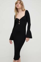 Blugirl Blumarine ruha fekete, midi, testhezálló - fekete M