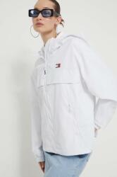 Tommy Jeans rövid kabát női, fehér, átmeneti - fehér L - answear - 41 990 Ft