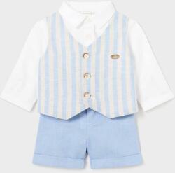 Mayoral Newborn baba vászon szett - kék 70 - answear - 19 990 Ft