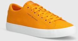 Tommy Hilfiger sportcipő TH HI VULC LOW CANVAS narancssárga, férfi, FM0FM04882 - narancssárga Férfi 40