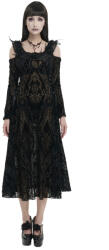 Devil Fashion Rochie pentru femei DEVIL FASHION - Gothic Flocked - SKT163