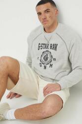 G-Star RAW felső szürke, férfi, nyomott mintás - szürke L - answear - 25 990 Ft