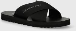Calvin Klein Jeans papucs CROSS SANDAL SLIPON RP IN BTW fekete, férfi, YM0YM00942 - fekete Férfi 42
