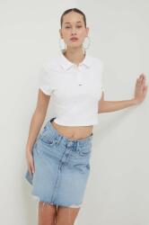 Tommy Jeans poló női, fehér - fehér L - answear - 16 990 Ft