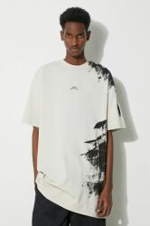 A-cold-wall* pamut póló Brushstroke T-Shirt bézs, férfi, nyomott mintás, ACWMTS188 - bézs M