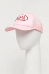 Von Dutch baseball sapka rózsaszín, nyomott mintás - rózsaszín Univerzális méret - answear - 10 990 Ft