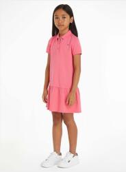 Tommy Hilfiger gyerek ruha rózsaszín, mini, harang alakú - rózsaszín 164 - answear - 29 690 Ft