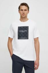 Michael Kors pamut póló fehér, férfi, nyomott mintás - fehér XXL - answear - 22 990 Ft