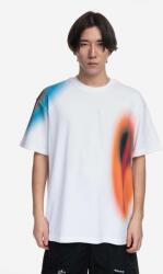 A-cold-wall* pamut póló Hypergraphic SS T-shirt fehér, nyomott mintás - fehér L