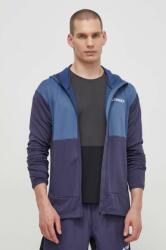 adidas TERREX sportos pulóver Xperior mintás, kapucnis, IP3678 - kék XL