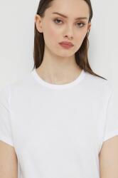 Abercrombie & Fitch pamut póló női, fehér - fehér XL - answear - 7 490 Ft
