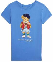 Ralph Lauren gyerek pamut póló - kék 155-159 - answear - 21 190 Ft