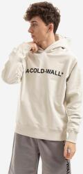 A-cold-wall* pamut melegítőfelső Essential Logo Hoodie bézs, férfi, nyomott mintás, kapucnis - bézs S