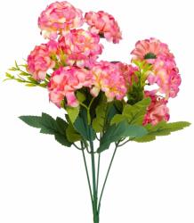  Csokros rózsaszín hortenzia művirág csokor 37 cm (1161194)