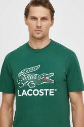 Lacoste pamut póló zöld, nyomott mintás - zöld S - answear - 28 990 Ft