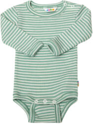 JOHA Body lână merinos și mătase Joha - Green Stripe - scutecila - 96,00 RON