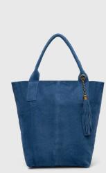 Answear Lab velúr táska - kék Univerzális méret - answear - 15 590 Ft