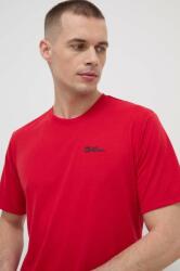 Jack Wolfskin sportos póló Vonnan piros, sima - piros XL