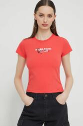 Karl Kani t-shirt női, piros - piros XS