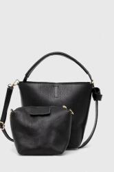 Answear Lab bőr táska fekete - fekete Univerzális méret - answear - 31 990 Ft