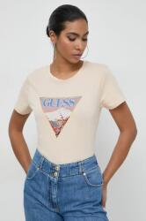 Guess pamut póló női, bézs, W4GI63 KBZV1 - bézs S