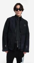 A-cold-wall* rövid kabát Irregular Dye Overshirt férfi, fekete, átmeneti - fekete L