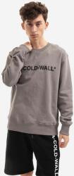 A-cold-wall* pamut melegítőfelső Essential Logo Crewneck szürke, férfi, nyomott mintás - szürke S
