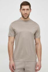 Giorgio Armani t-shirt bézs, férfi, sima - bézs L