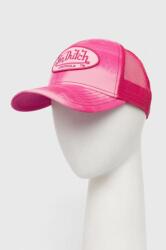 Von Dutch baseball sapka rózsaszín, mintás - rózsaszín Univerzális méret - answear - 11 990 Ft