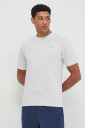 New Balance pamut póló szürke, férfi, nyomott mintás - szürke XXL