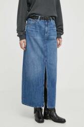 G-Star Raw farmer szoknya maxi, egyenes - kék 27 - answear - 39 990 Ft