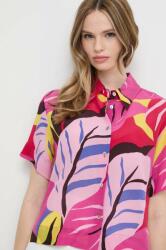 MARELLA selyem ing galléros, relaxed - többszínű 38