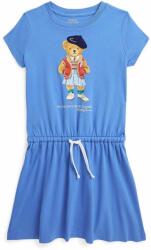 Ralph Lauren gyerek pamutruha mini, harang alakú - kék 90-100