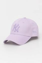New Era pamut baseball sapka lila, nyomott mintás, NEW YORK YANKEES - lila Univerzális méret