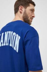 Champion pamut póló férfi, nyomott mintás, 219855 - kék XL