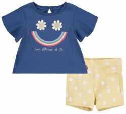 Levi's baba szett LVG SMILEY FLOUNCE TEE & SHORT sárga - sárga 80