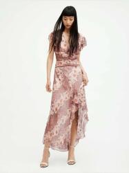AllSaints ruha BREA CASCADE maxi, testhezálló - többszínű 34
