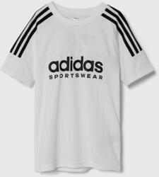 Adidas t-shirt fehér, nyomott mintás - fehér 128