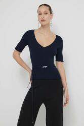 Hugo t-shirt női, sötétkék - sötétkék S - answear - 66 990 Ft