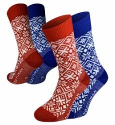 Northman Fauske merino 2-pack Șosete 35_mix barev 39-41 EU