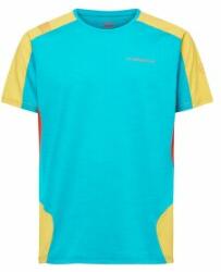 La Sportiva COMPASS T-SHIRT Men Tricou cu mânecă scurtă La Sportiva Tropic Blue/Bamboo L