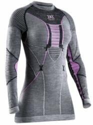 X-Bionic Merino Shirt LG SL Women Tricou cu mânecă lungă X-Bionic Black/Grey/Pink S