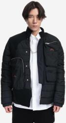 A-cold-wall* rövid kabát Asymmetric Padded Jacket férfi, fekete, átmeneti - fekete L