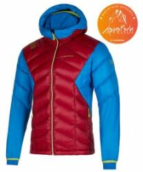 La Sportiva AIGUILLE DOWN JKT Men Jachetă Sangria/Electric Blue XL