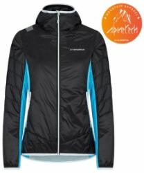 La Sportiva Aequilibrium Insulation Hoody Women Jachetă Black/Malibu Blue S