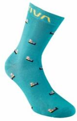 La Sportiva OUTDOOR FUN SOCKS Șosete Emerald/Yellow 47-48 EU