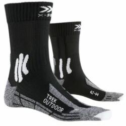 X-Bionic Trek Outdoor Socks Șosete Opal Black/Dolomite Grey Melange 39-41 EU