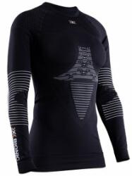 X-Bionic Energizer 4.0 Shirt Round Neck Women Tricou cu mânecă lungă X-Bionic Opal Black/Arctic White S