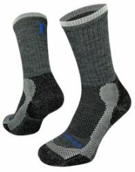 Northman Trekking Light Merino Crew Șosete Šedá/antracit 45-47 EU
