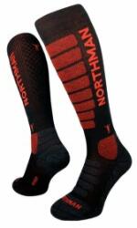 Northman Ski Compress Merino 21 Șosete pentru genunchi 93_Negru 42-47 EU